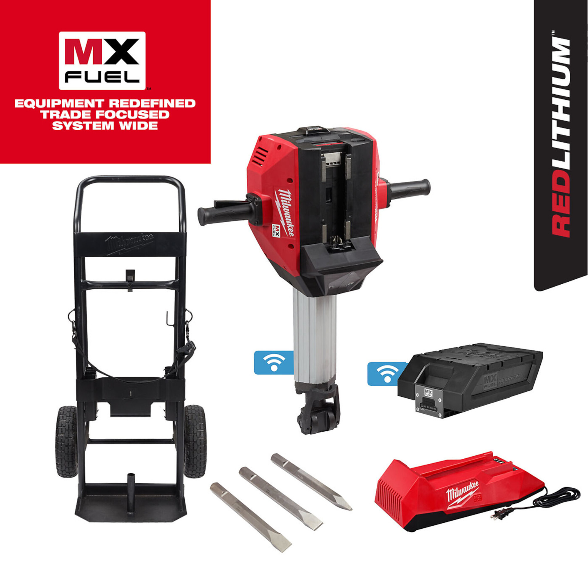 Milwaukee MX FUEL Cordless Demolition Breaker, Model MXF3681XC